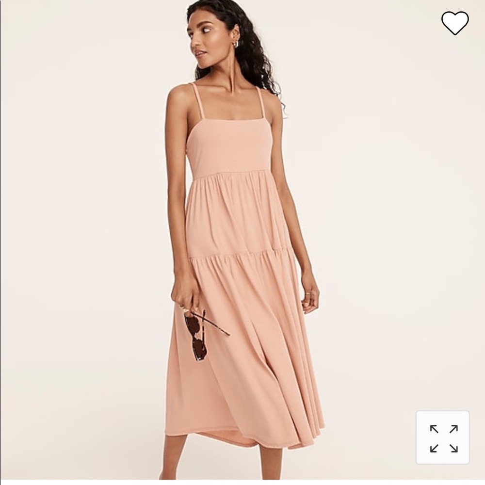 NWT J Crew Tie Back Knotted Tier Dress